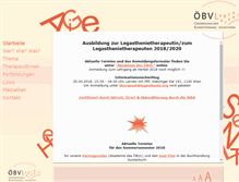 Tablet Screenshot of legasthenie.org